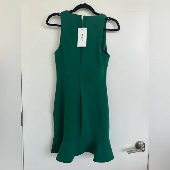 NWT Likely Beckett Sleeveless Dress in Evergreen - Picture 3 of 6